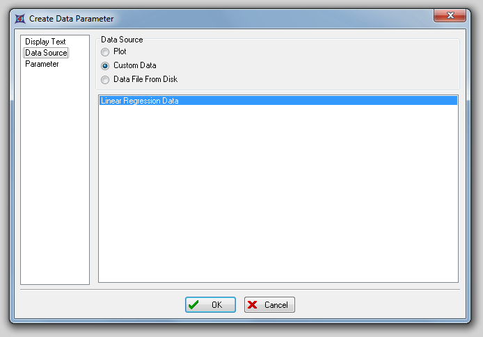 图 11.22  Create Data Parameter -- Data Source (创建数据参数 -- 数据源)